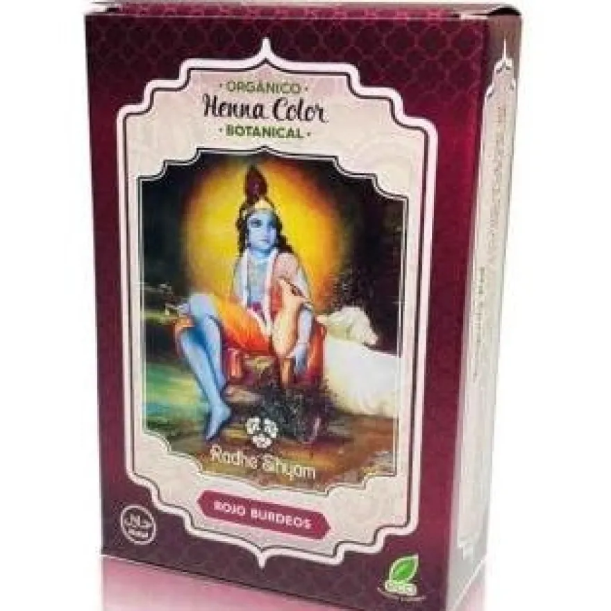 Henna Polvo Botanicals Rojo Burdeos 100gr - Radhe Shyam