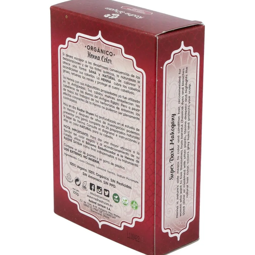 Henna Supercaoba Oscuro Polvo - Radhe Shyam
