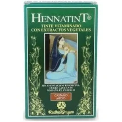 Hennatint Castaño Medio 60ml - Radhe Shyam