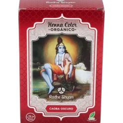 Henna Tinte Nat Caoba Osc Polvo 100gr - Radhe Shyam