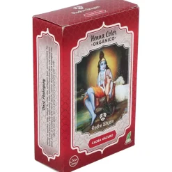 Henna Tinte Nat Caoba Osc Polvo 100gr - Radhe Shyam