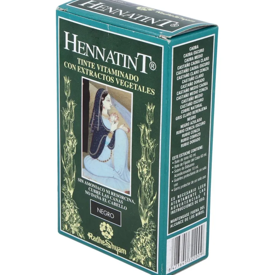 Hennatint Negro 60ml - Radhe Shyam