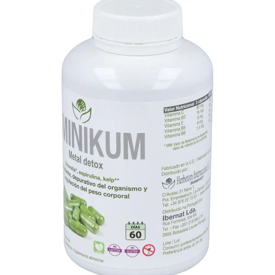 Herbetom Aminikum 180 Cápsulas