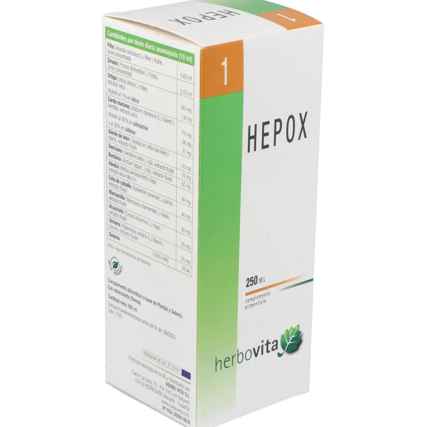 Herbovita Hepox Jarabe 250Ml