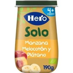 Hero Tarrito Eco Manzana, Melocotón Y Plátano 190G