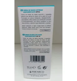 Hidrotelial Crema Manos Antiedad Despigmentante - Spf 30 (1 Envase 50 ml) - Inifarco