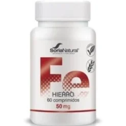 Hierro Liberacion Sostenida 50mg 60comp - Soria Natural