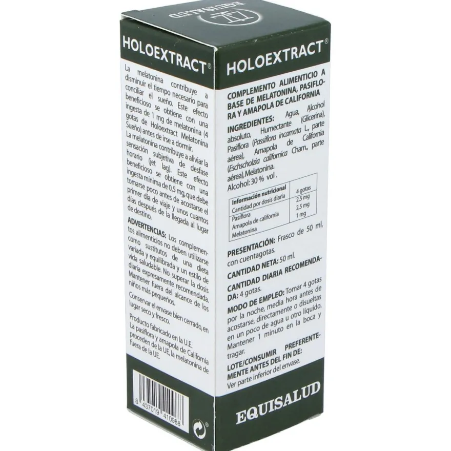 Holoextract Melatonina Sueño 50Ml.