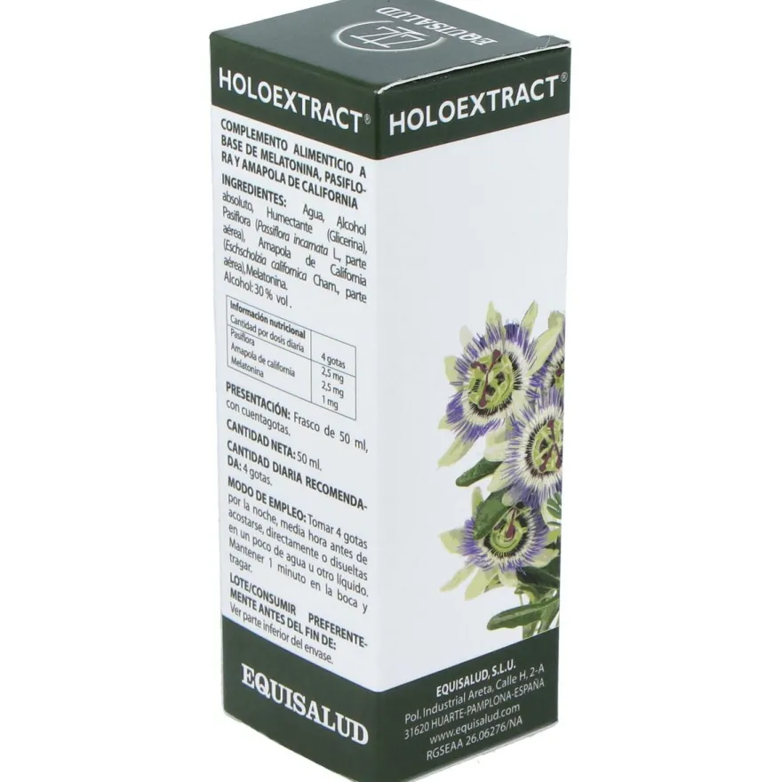 Holoextract Melatonina Sueño 50Ml.