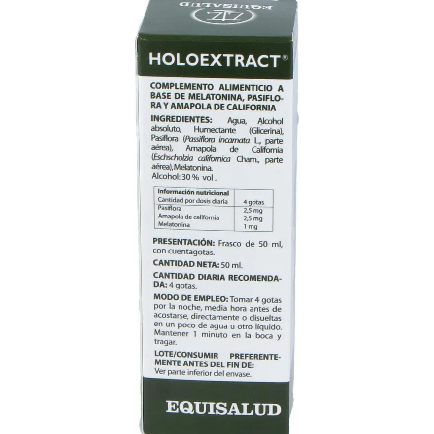 Holoextract Melatonina Sueño 50Ml.
