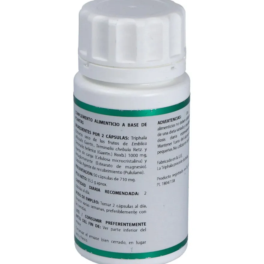 Holofit Ayurveda Triphala 50cap - Equisalud