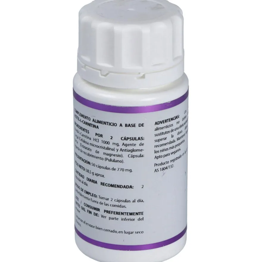 Holomega Acetil L- Carnitina 50Cáps