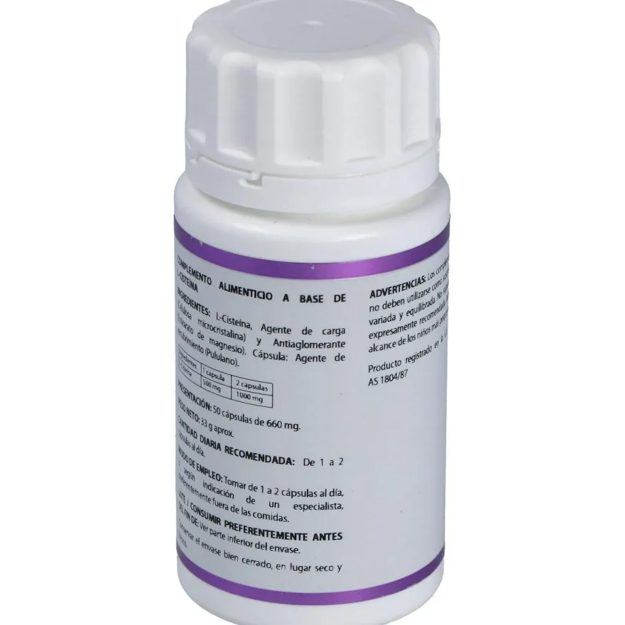 Holomega L-Cisteina 50Cap.