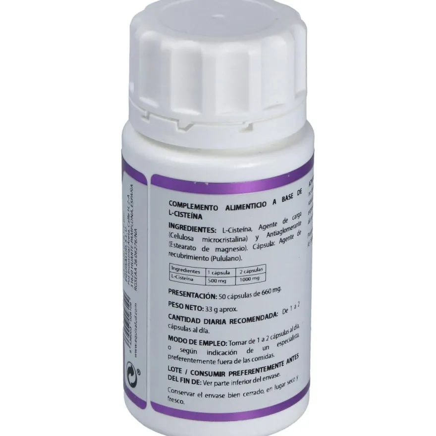 Holomega L-Cisteina 50Cap.
