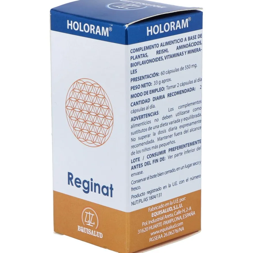 Holoram Reginat - 60 Cápsulas - Equisalud