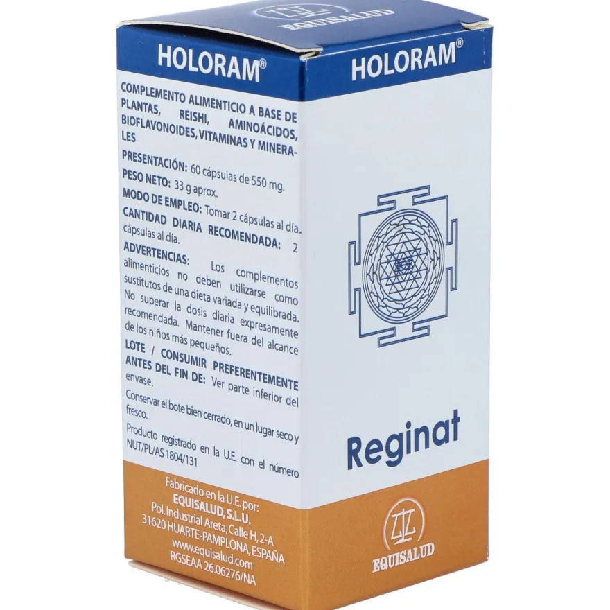 Holoram Reginat - 60 Cápsulas - Equisalud