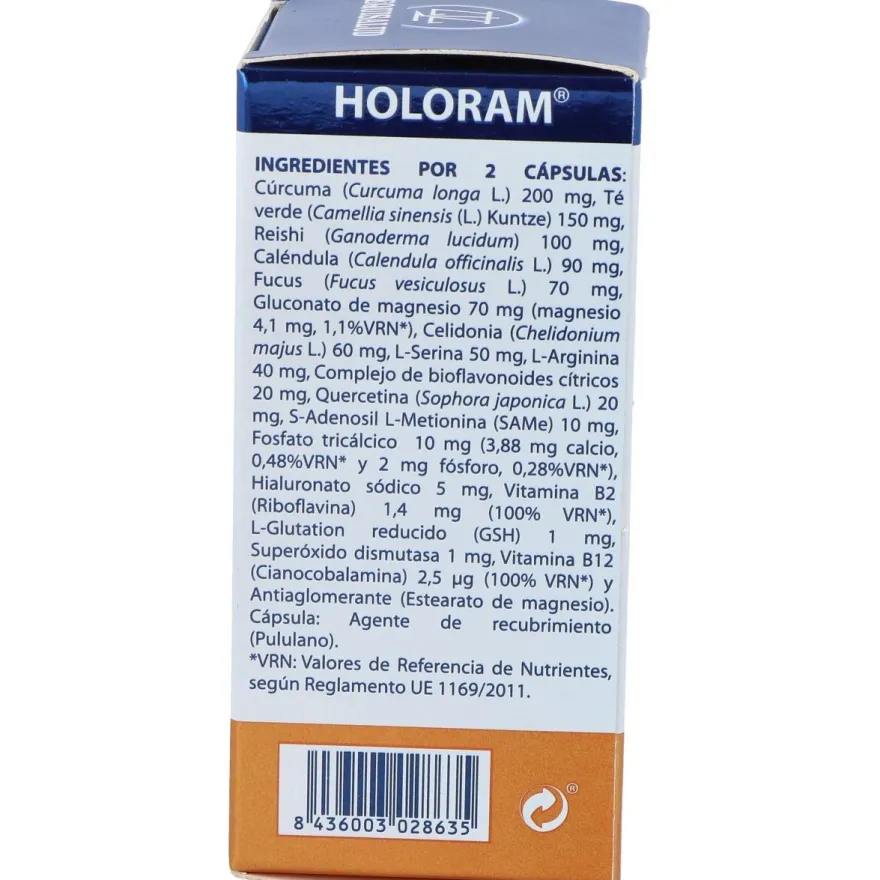Holoram Reginat - 60 Cápsulas - Equisalud