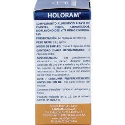 Holoram Reginat - 60 Cápsulas - Equisalud
