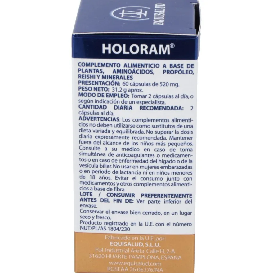 Holoram Rinusin 60caps - Equisalud