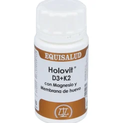 Holovit D3+K2 Con Magnesio Y Membrana De Huevo 50Caps