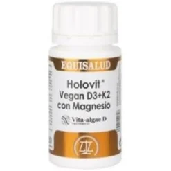 Holovit Vegan D3+k2 con Magnesio 50cap - Equisalud