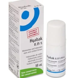 Hyabak 0.15% - Solución Hidratante Lentes de Contacto (1 Envase 10 ml) - Thea S.a