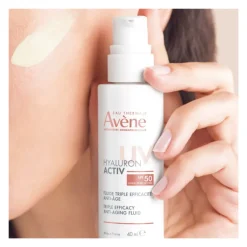 Hyaluron Activ SPF50 Fluido Antiedad Triple Eficacia, 40 ml. - Avene