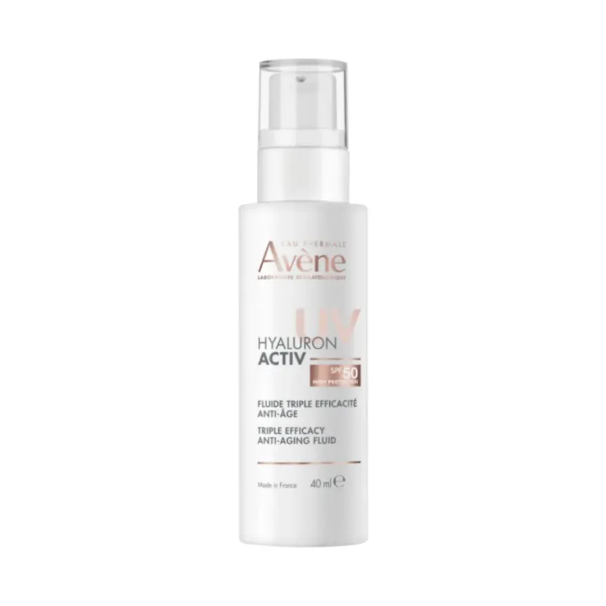 Hyaluron Activ SPF50 Fluido Antiedad Triple Eficacia, 40 ml. - Avene