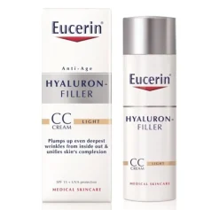 Hyaluron-Filler CC Cream Tono Claro, 50 ml. - Eucerin