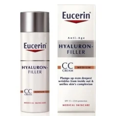 Hyaluron-Filler CC Cream Tono Medio, 50 ml. - Eucerin