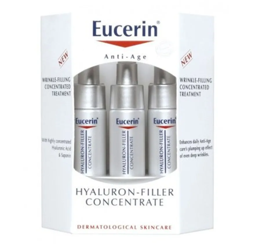 Hyaluron Filler Concentrado, 6 ampollas - Eucerin