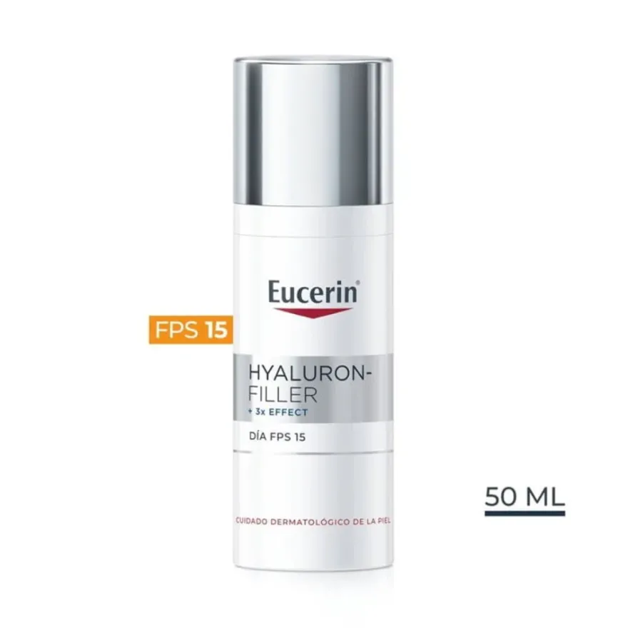 Hyaluron-Filler Crema de Día FPS15 Piel Normal y Mixta, 50 ml. - Eucerin