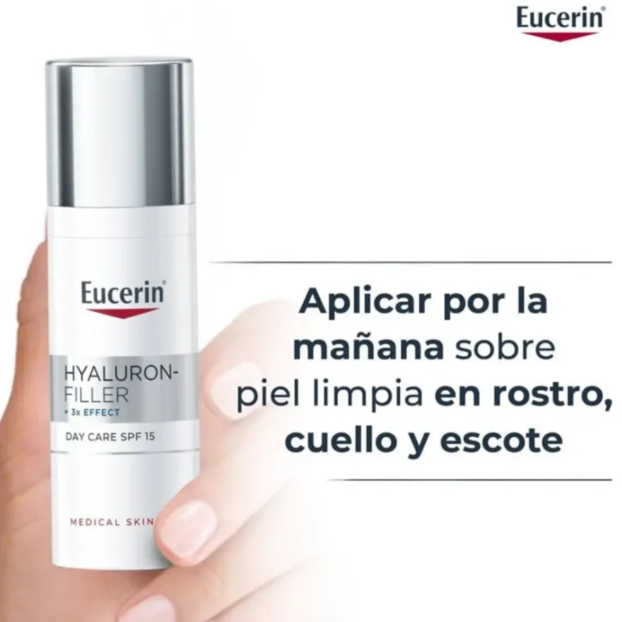 Hyaluron-Filler Crema de Día FPS15 Piel Normal y Mixta, 50 ml. - Eucerin