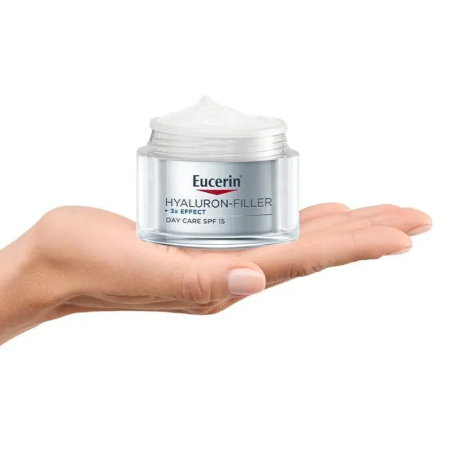 Hyaluron-Filler Crema de Día FPS15 Piel Seca, 50 ml. - Eucerin
