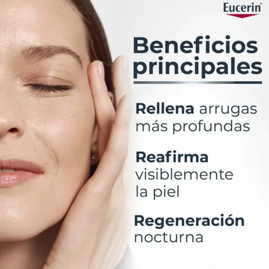 Hyaluron-Filler Crema de Noche Reafirmante, 50 ml. - Eucerin
