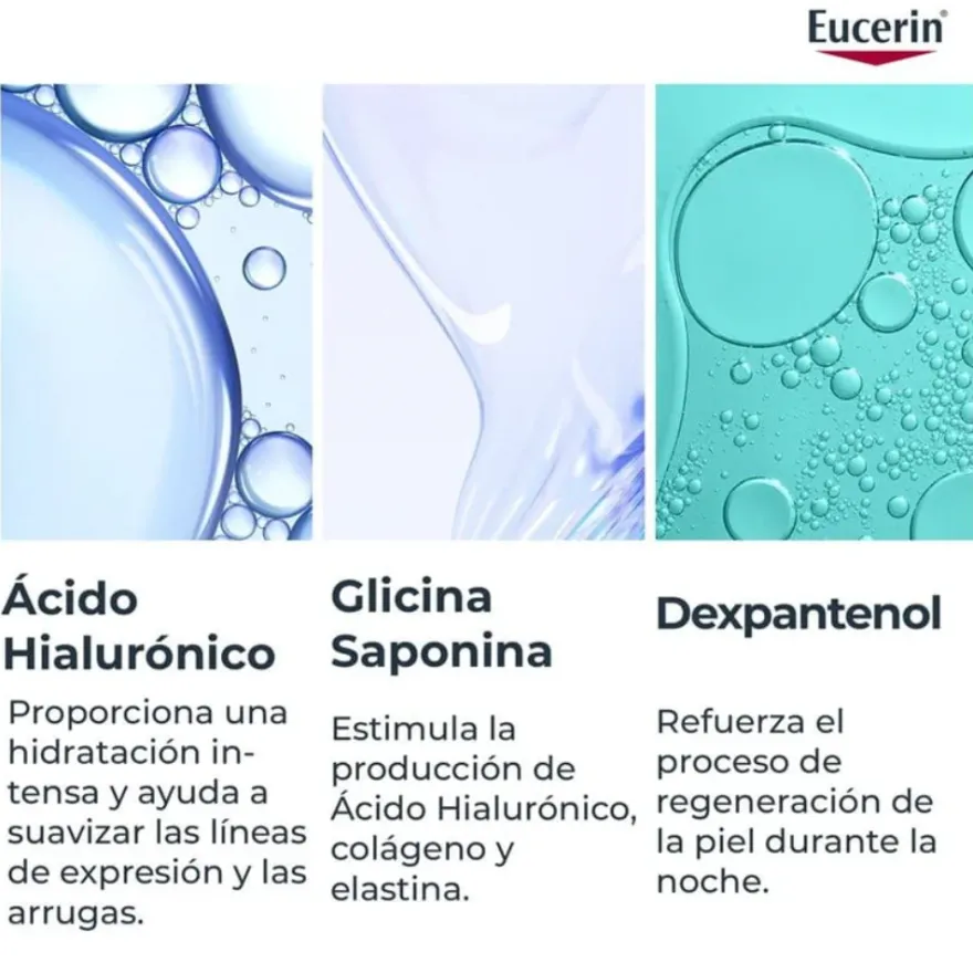Hyaluron-Filler Crema de Noche Reafirmante, 50 ml. - Eucerin