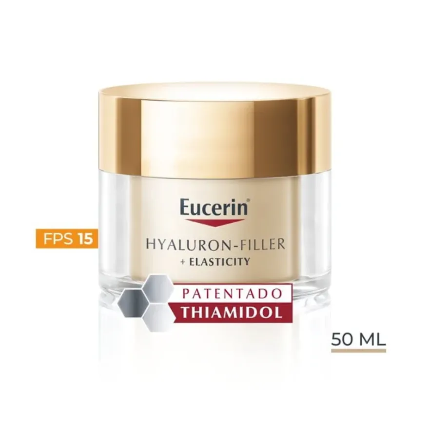 Hyaluron-Filler + Elasticity Crema de Día FPS15, 15 ml. - Eucerin