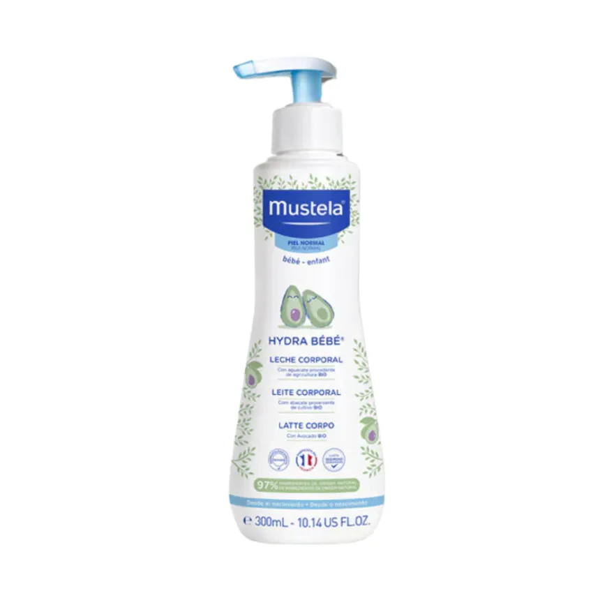 Hydra bebé Leche Corporal con Aguacate Bio, 300 ml. - Mustela