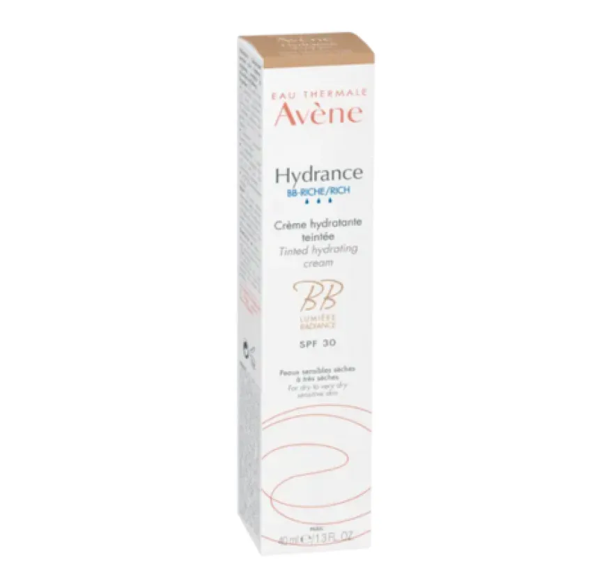 Hydrance BB-Rica Crema Hidratante con Color SPF30, 40 ml. - Avene