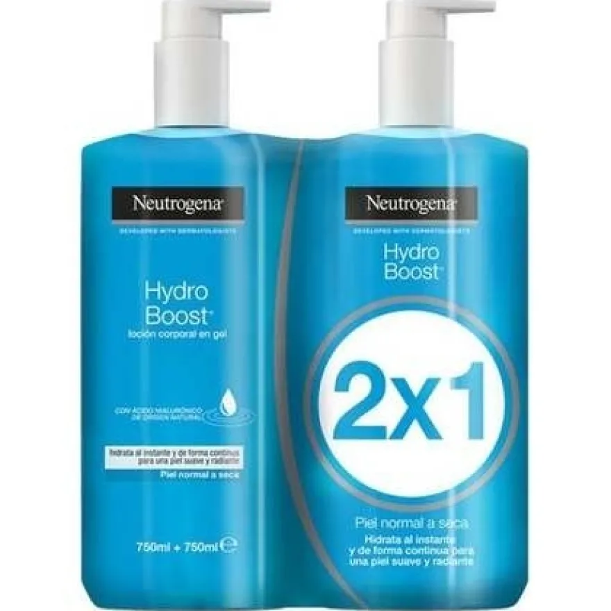 Hydro Boost Loción Corporal en Gel 2x750ml - Neutrogena