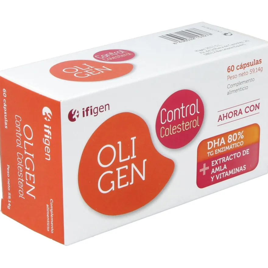 Ifigen Oligen Control Colesterol Dha 80% 60Caps