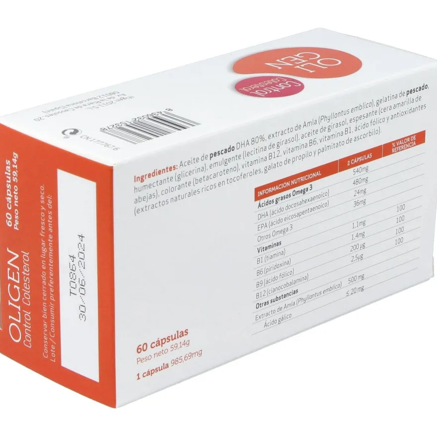 Ifigen Oligen Control Colesterol Dha 80% 60Caps