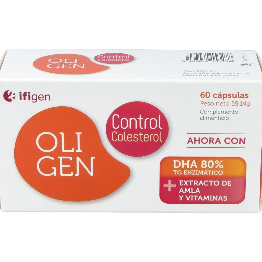Ifigen Oligen Control Colesterol Dha 80% 60Caps