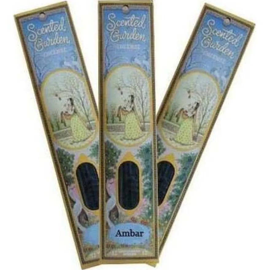 Incienso Stick Ambar 12Uds. Scented Garden