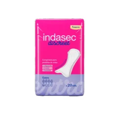 Indasec Discreet Extra Compresa Perdidas Leves, 20u. - Indasec - Laboratorios Indas
