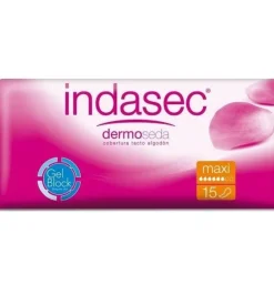 Indasec Discreet Maxi Compresa Perdidas Leves (15 Unidades) - Laboratorios Indas