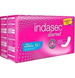 Indasec Discreet Normal Compresa Perdidas Leves (12 Unidades) - Laboratorios Indas