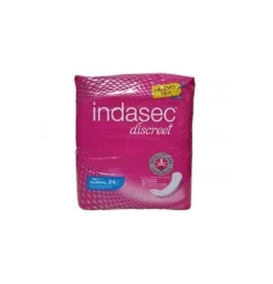 Indasec Discreet Normal Compresa Perdidas Leves, 24u. - Indasec - Laboratorios Indas