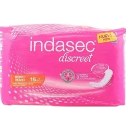 Indasec Maxi Compresa Perdidas Leves (bolsa 15 Compresas) - Laboratorios Indas