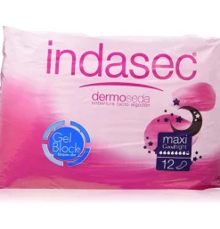 Indasec Maxi Compresa Perdidas Leves (goodnight 12 Absorb) - Laboratorios Indas